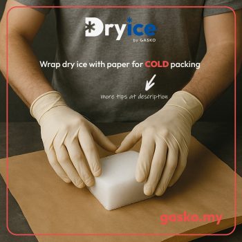 dry ice paper wrapping