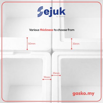 EPS foam box thickness